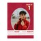 Red Suede Mat Board for 11x15 Frames - Oval Opening for 8.5x11 Photos